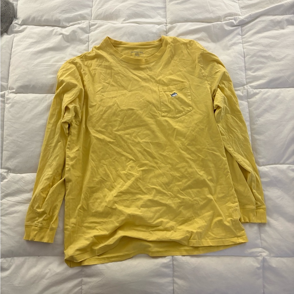 Southern Tide Men’s Embroidered Pocket Long Sleeve Tol